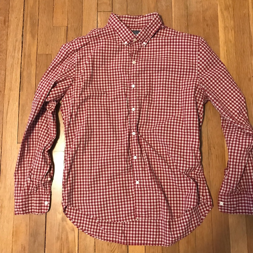 BONOBOS Long Sleeve Slim Fit Button Down Shirt
